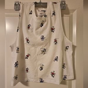Mickey Mouse themed crop tank